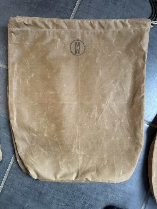 Waxed Cotton Canvas Pouch Medium