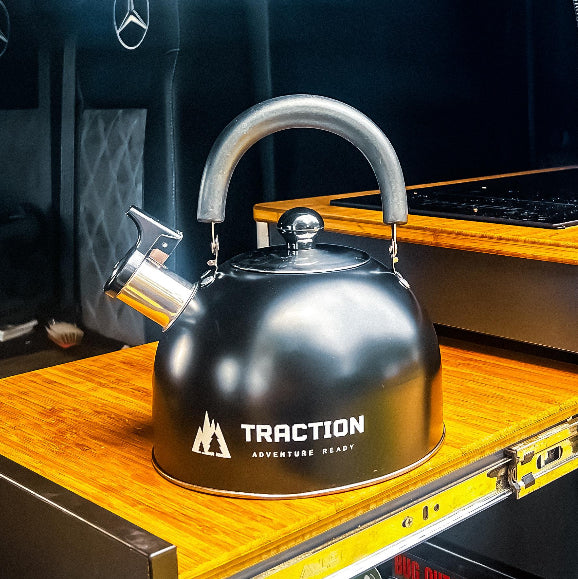 Traction Whistling Camping Kettle, 2L