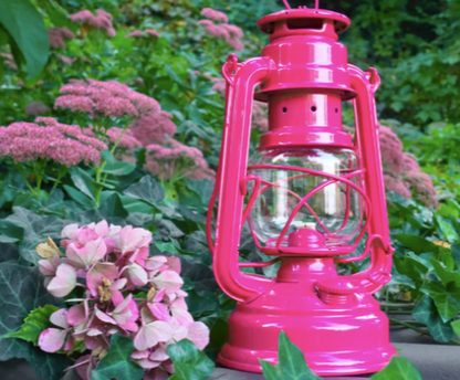 Feuerhand Baby Special 276 Hurricane Lantern - Pink