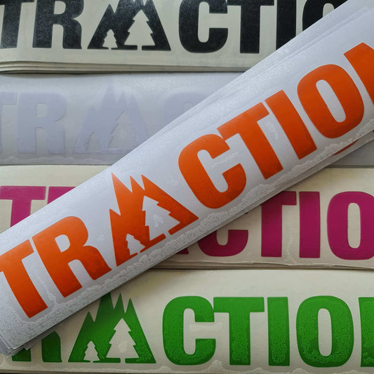 TRACTION sticker